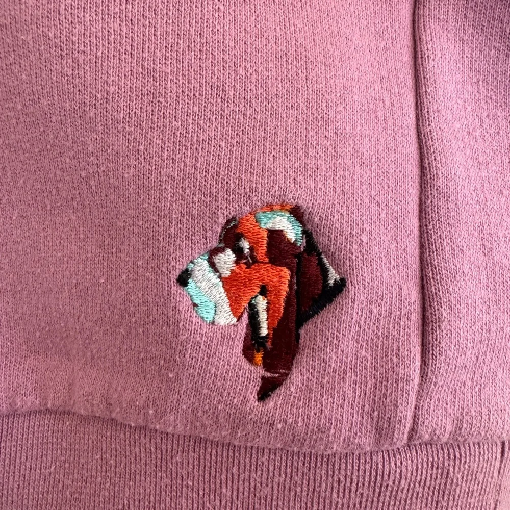 Bonobos Men’s Mauve Crew Neck Sweatshirt Dog - Picture 2 of 3